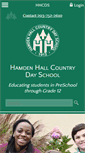Mobile Screenshot of hamdenhall.org